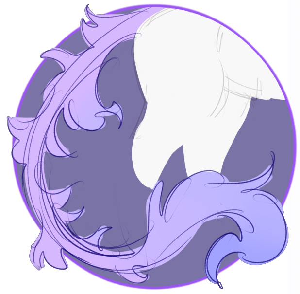 Heraldic Tail K